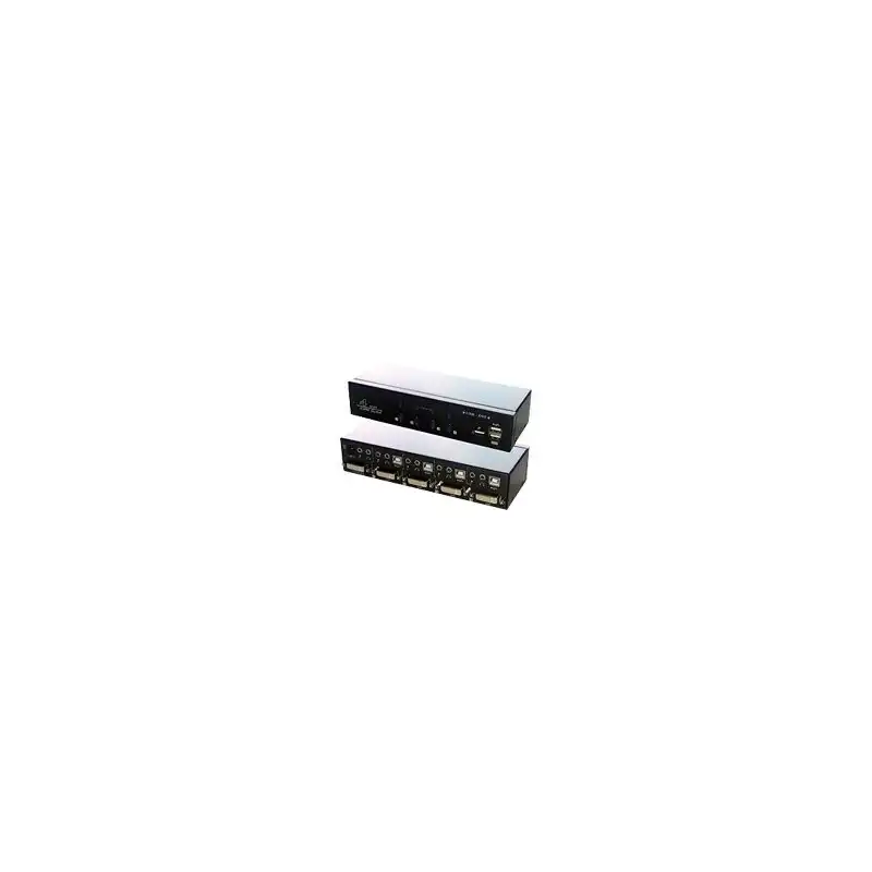 MCL - Commutateur automatique USB + DVI - 4 UC - 1 console + son + câbles (CAS-462DVI/U)_1